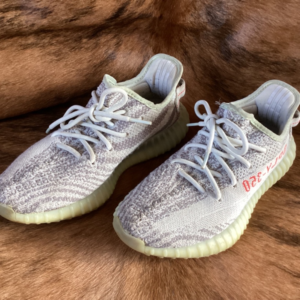 Adidas Yeezy Boost 350 V2 Blue Tint Shoes (Box Included) - Picture 2 of 8